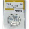Image 1 : 1921-D Pilgrim Half Dollar PGA MS65