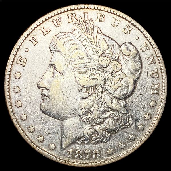 1878 8TF Morgan Silver Dollar CLOSELY UNCIRCULATED