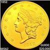 Image 1 : 1852 $20 Gold Double Eagle UNCIRCULATED