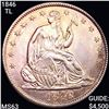 Image 1 : 1846 TL DT Seated Liberty Half Dollar CHOICE BU