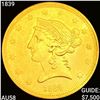 Image 1 : 1839 $5 Gold Half Eagle CHOICE AU