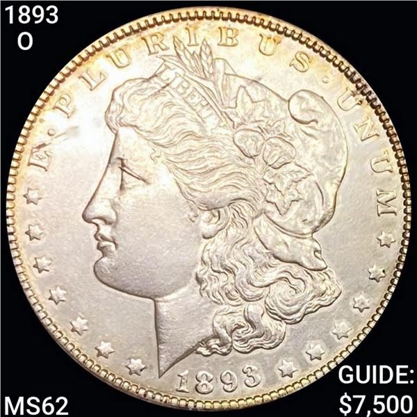 1893-O Morgan Silver Dollar UNCIRCULATED