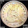 Image 1 : 1878-S Seated Liberty Quarter CHOICE BU