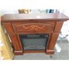 Image 1 : Mahogany Electric Fireplace