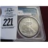 Image 1 : Graded Proof 68 D Cameo Silver Eagle Dollar