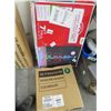 Image 2 : Lot of Wreath w/Garland and 7' Multi Color Christmas Tree