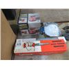Image 1 : Lot of Drawer Slides, Palm Sander, Punch Set and Power Hammer
