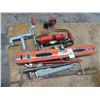 Image 1 : Lot of Asst. Levels, Clamps, Tools