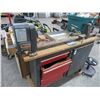 Image 2 : Craftsman 12" Wood Lathe w/Shop Cabinet