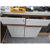 Image 1 : Mica 2 Drawer/2 Door Cabinet On Wheels
