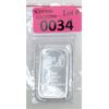 Image 1 : 1 Oz .999 Silver Silvertowne Miner Motif Bar
