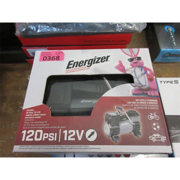 Energizer 120PSI 12V Air Compressor