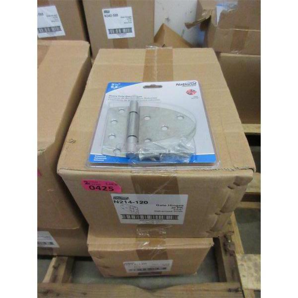 2 Cases of 20 Heavy Duty Metal Gate Hinges