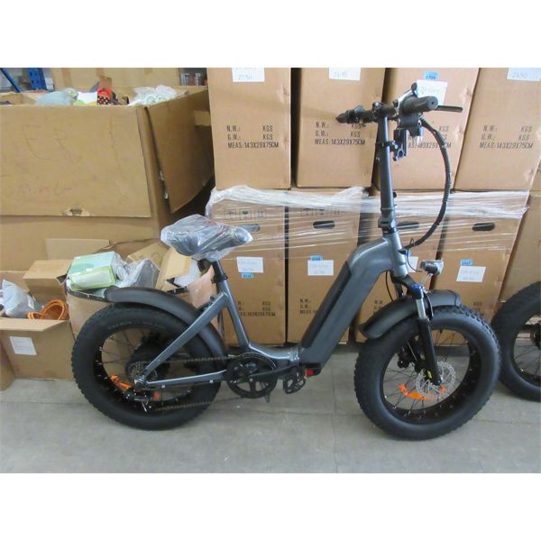 New Janobike Grey Y20 Step Through E-Bike - Assembled