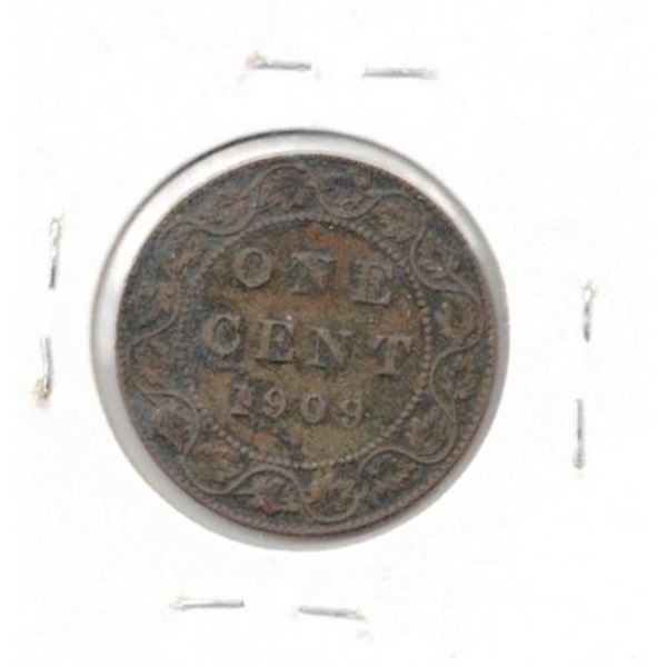 1909 Canadian Large One Cent