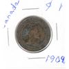 Image 2 : 1909 Canadian Large One Cent