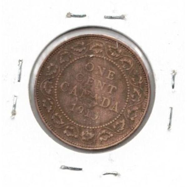 1913 Canadian Large One Cent