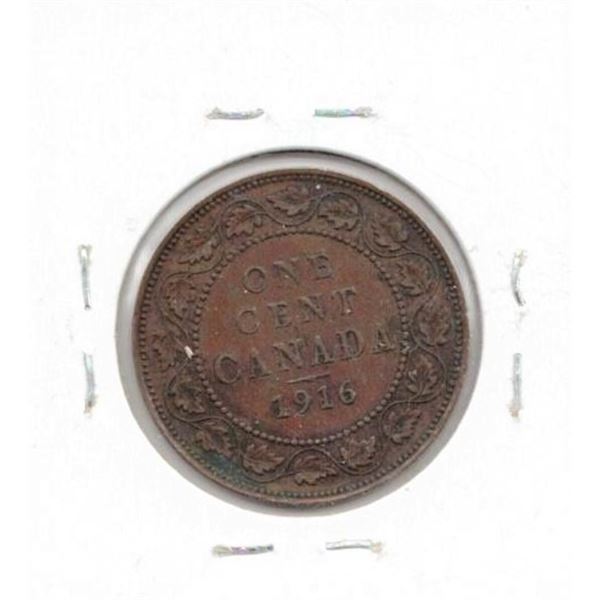 1916 Canadian Large One Cent