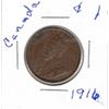 Image 2 : 1916 Canadian Large One Cent