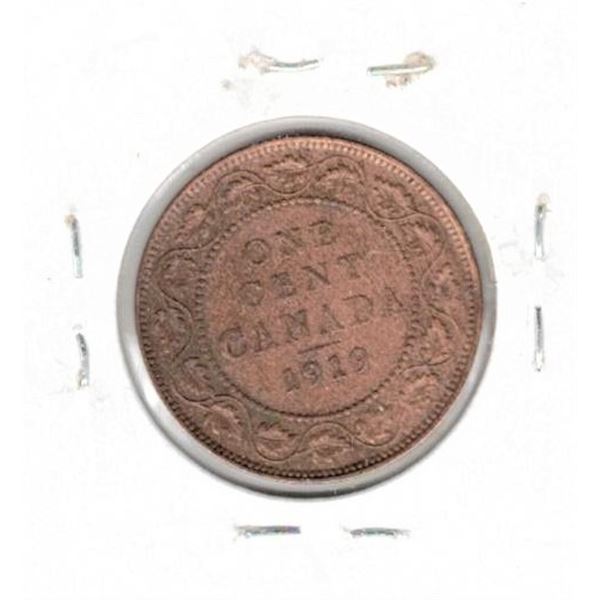 1919 Canadian Large One Cent