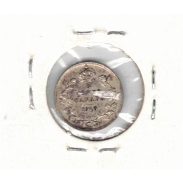 1910 Canadian Five Cent Coin
