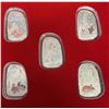 Image 1 : Silver Plated Chinese Year of the Rabbit Set of Coins