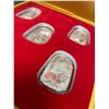 Image 3 : Silver Plated Chinese Year of the Rabbit Set of Coins