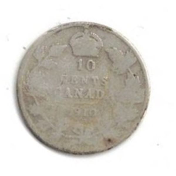 1910 Canadian Ten Cents