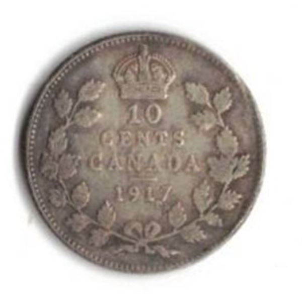 1917 Canadian Ten Cents