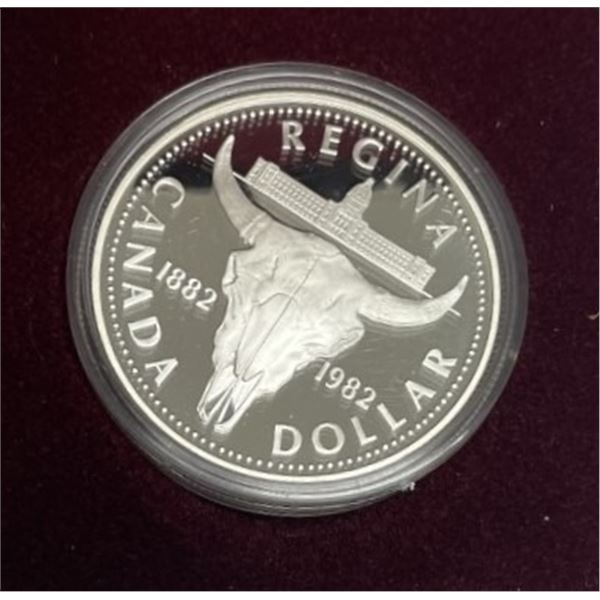 1982 Silver Dollar in Case