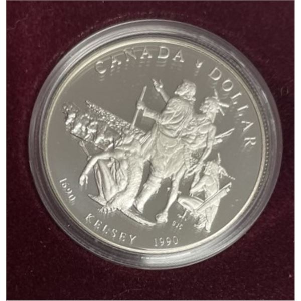 1990 Silver Dollar in Case