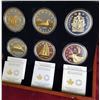 Image 1 : 2015 Canada Fine Silver 5 oz. Big Coin - 6 Coin Set With Display Case