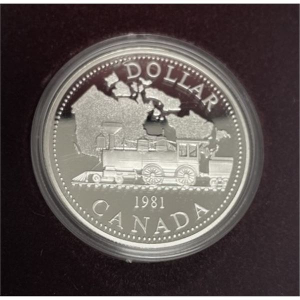 1981 Silver Dollar in Case