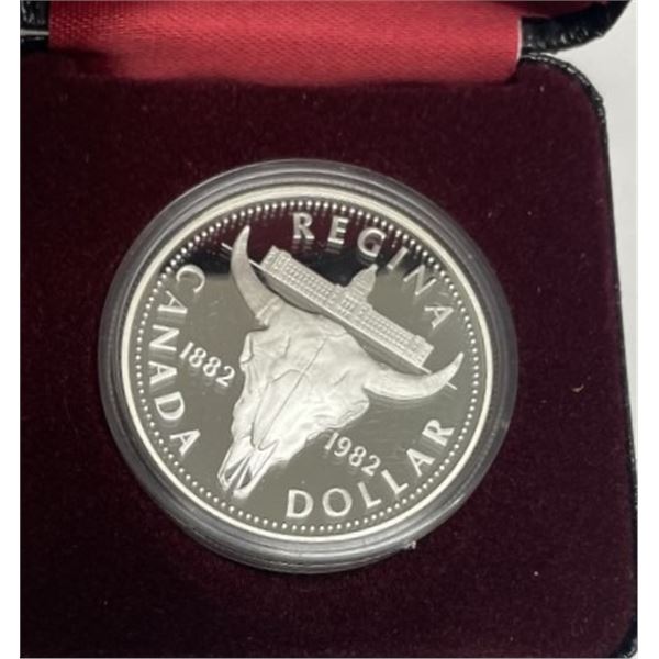 1982 Silver Dollar in Case