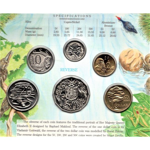 1993 Australian Uncirculated Coin Set