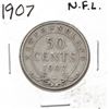 Image 1 : 1907 Newfoundland Fifty Cent Coin