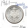 Image 1 : 1961 Canadian Fifty Cent Coin
