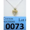 Image 1 : 14 KT Yellow Gold Open Heart Pendant