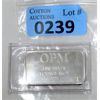 Image 1 : 1 Oz .999 Silver OPM Bar