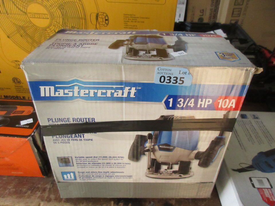 Mastercraft Plunge Router