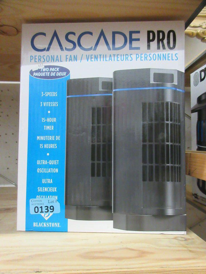 Cascade Box Fans Cascade Pro Twin Pack of Personal Fans