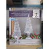 Image 1 : Set of 2 Christmas Lighted Glitter Trees