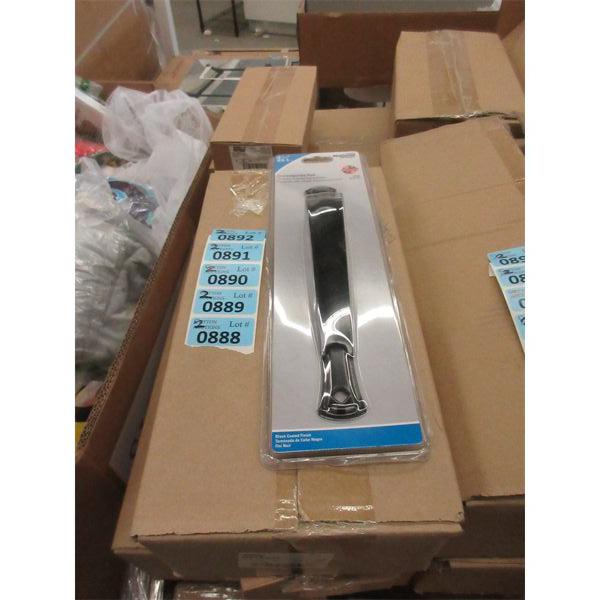 6 Boxes of 5 Metal 9 1/10" Gate Pulls - Black Finish