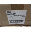 Image 1 : 2 Cases of 20 Metal Gate Latch Kits - Black Finish