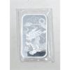 Image 1 : RARE 1 Oz .999 Silver TD Bank Bar with Dragon Motif on Back