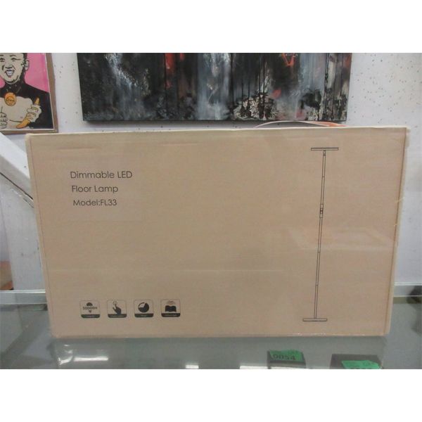 New Dimmable LED Floor Lamp - Model FL33 - Black