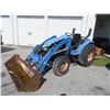 Image 1 : New Holland 16LA DSL Tractor w/Bucket & Box Blade