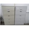 Image 1 : Hon 5 Drawer Lateral File Cabinets - 2 X $