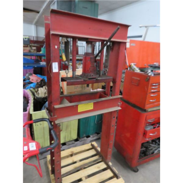 20 Ton H Frame Press - Push Pin is Bent