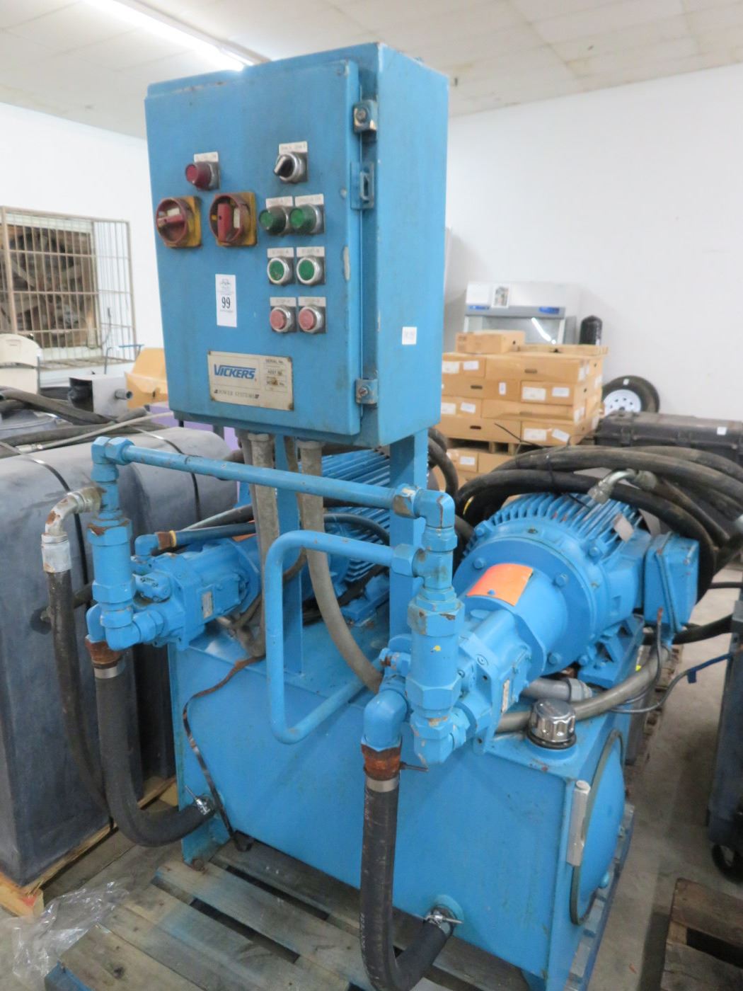 Vickers Fuel Vickers Power Systems T60 w/Vickers Eaton and Fuel Tank